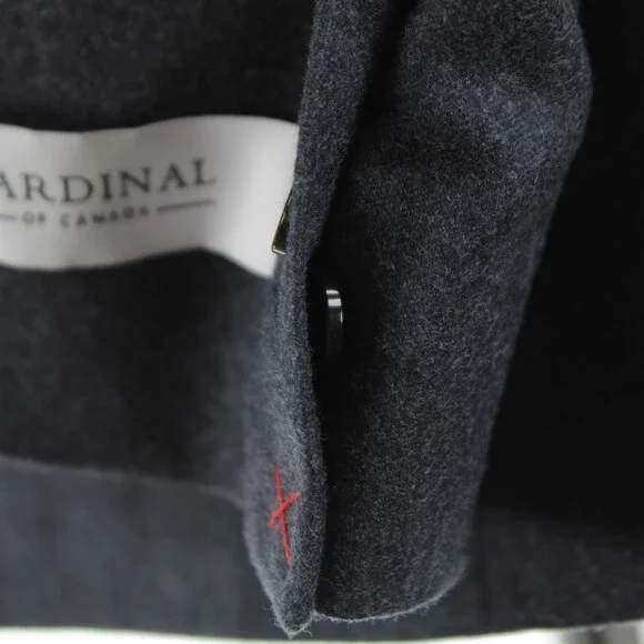 Cardinal of Canada NWT Wool Sport Coat Size 46R US In Blue & Gray Melange